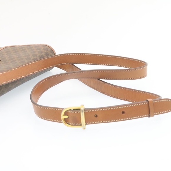 CELINE Macadam Canvas Shoulder Bag Brown Auth ar5789 - Picture 8 of 16